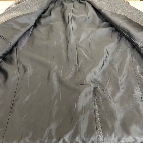 Lauren Ralph Lauren Blazer Mens Silk/Wool Grey SZ46S Classic Sports Coat - Picture 5 of 12